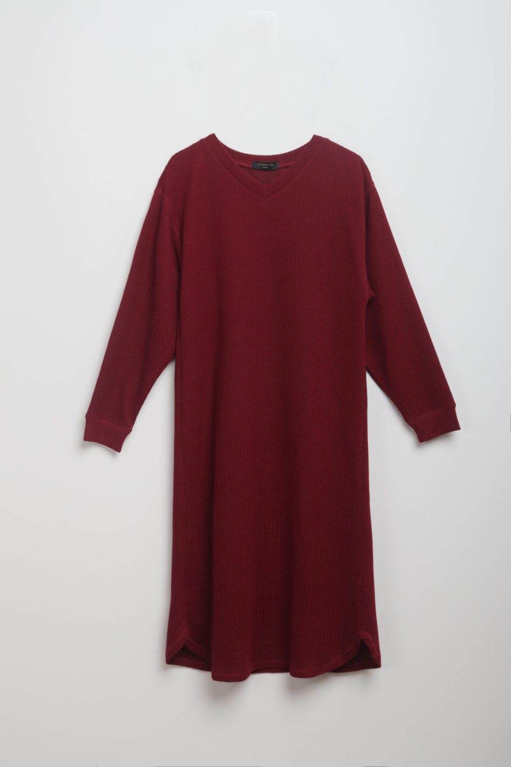 Classic Knitwear Long Tunic Solid Color